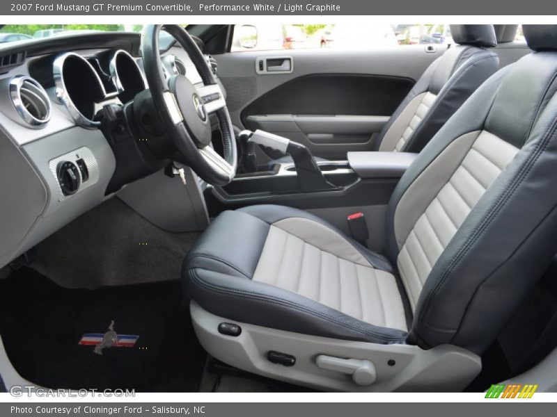 Performance White / Light Graphite 2007 Ford Mustang GT Premium Convertible