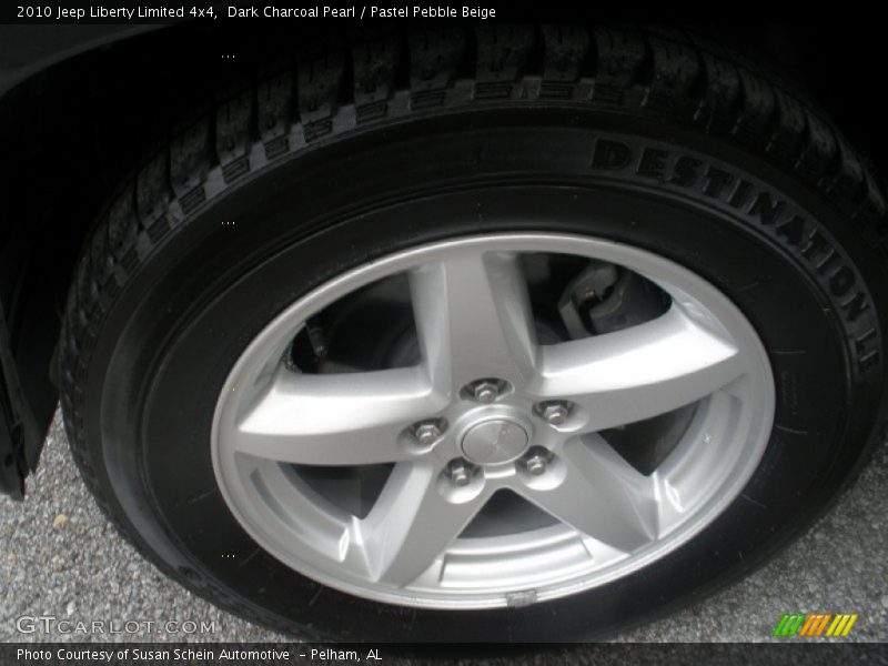 Dark Charcoal Pearl / Pastel Pebble Beige 2010 Jeep Liberty Limited 4x4