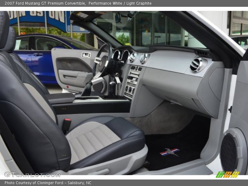 Performance White / Light Graphite 2007 Ford Mustang GT Premium Convertible