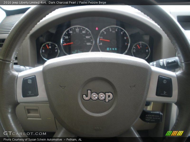 Dark Charcoal Pearl / Pastel Pebble Beige 2010 Jeep Liberty Limited 4x4