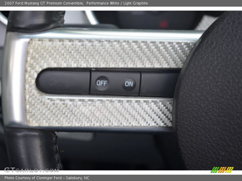Performance White / Light Graphite 2007 Ford Mustang GT Premium Convertible