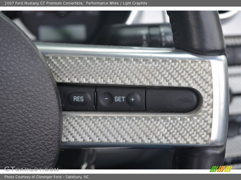 Performance White / Light Graphite 2007 Ford Mustang GT Premium Convertible