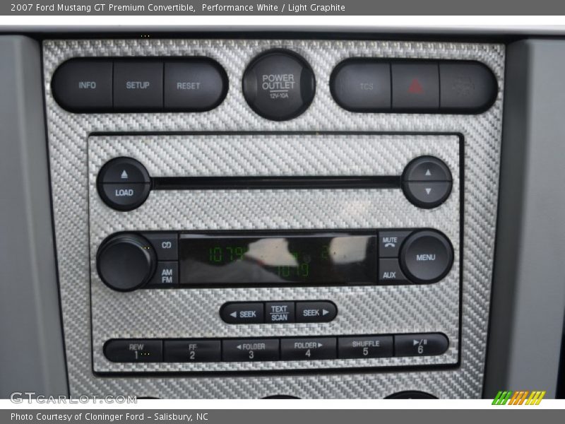 Performance White / Light Graphite 2007 Ford Mustang GT Premium Convertible