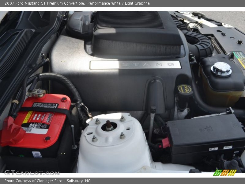 Performance White / Light Graphite 2007 Ford Mustang GT Premium Convertible