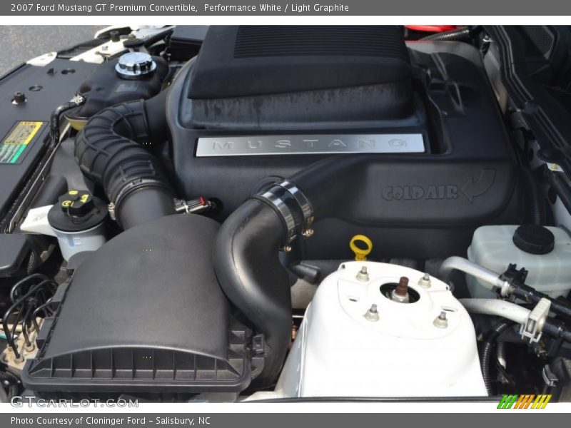 Performance White / Light Graphite 2007 Ford Mustang GT Premium Convertible