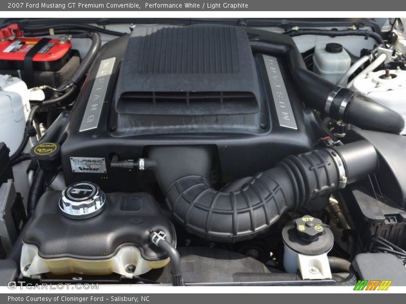 Performance White / Light Graphite 2007 Ford Mustang GT Premium Convertible