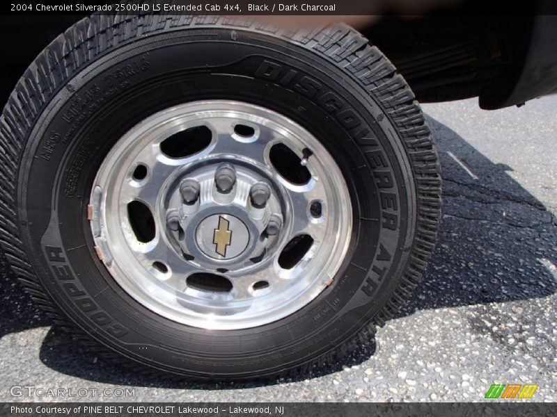 Black / Dark Charcoal 2004 Chevrolet Silverado 2500HD LS Extended Cab 4x4
