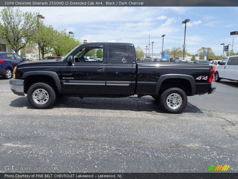 Black / Dark Charcoal 2004 Chevrolet Silverado 2500HD LS Extended Cab 4x4