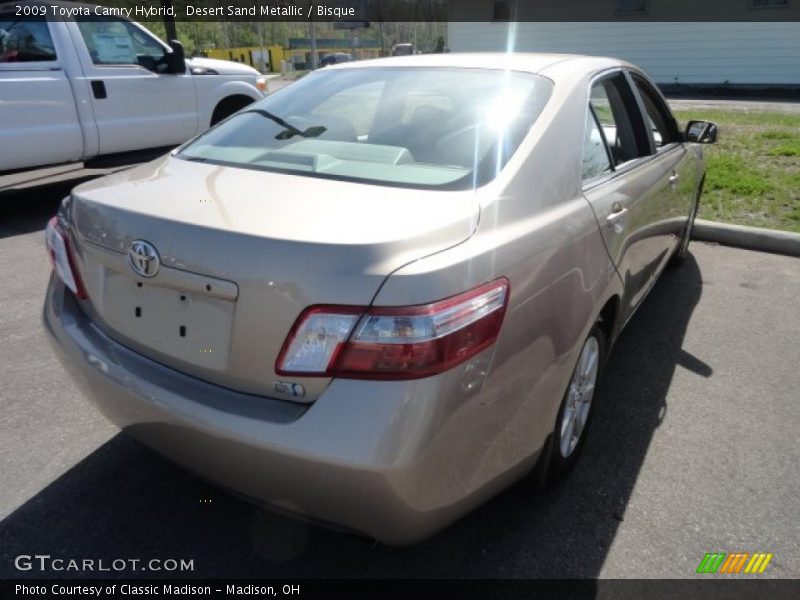 Desert Sand Metallic / Bisque 2009 Toyota Camry Hybrid