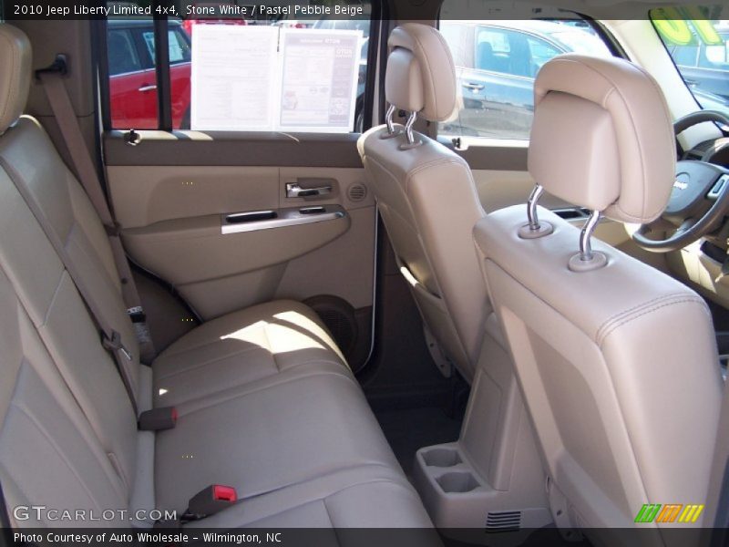 Stone White / Pastel Pebble Beige 2010 Jeep Liberty Limited 4x4