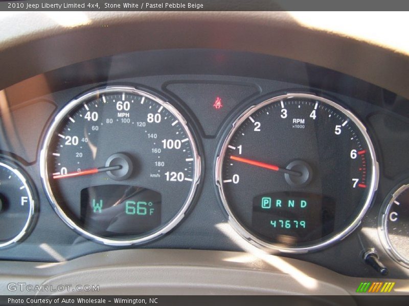 Stone White / Pastel Pebble Beige 2010 Jeep Liberty Limited 4x4