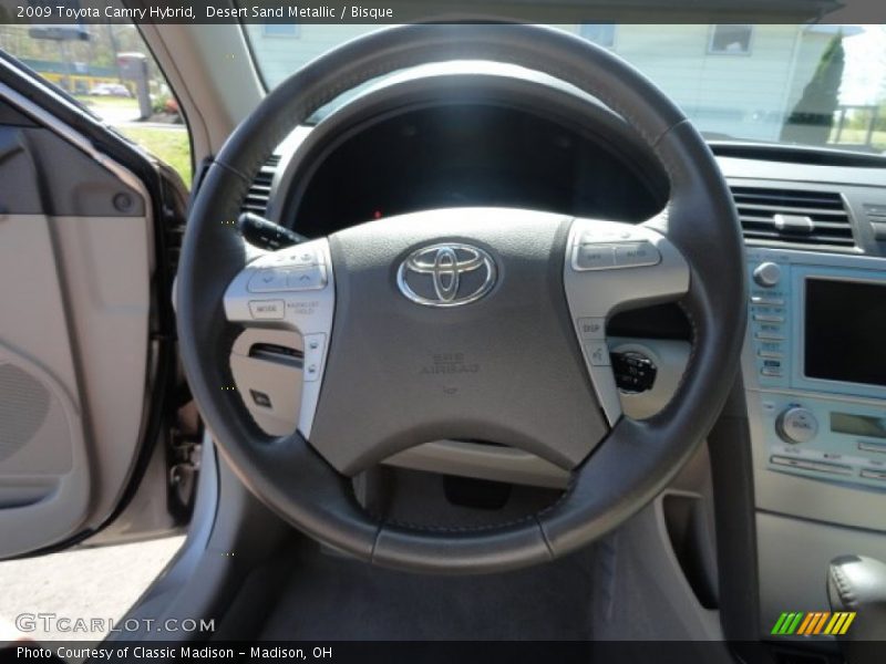 Desert Sand Metallic / Bisque 2009 Toyota Camry Hybrid