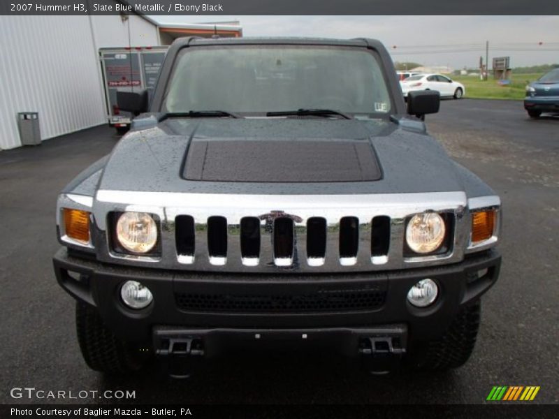 Slate Blue Metallic / Ebony Black 2007 Hummer H3