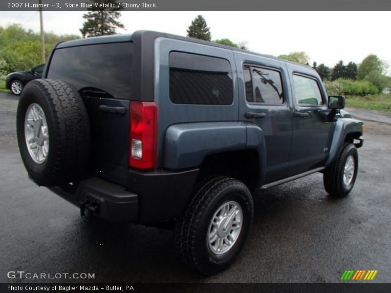 Slate Blue Metallic / Ebony Black 2007 Hummer H3