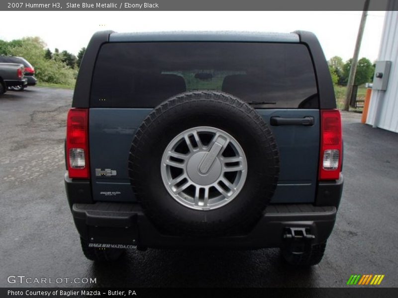 Slate Blue Metallic / Ebony Black 2007 Hummer H3