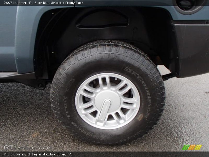 Slate Blue Metallic / Ebony Black 2007 Hummer H3