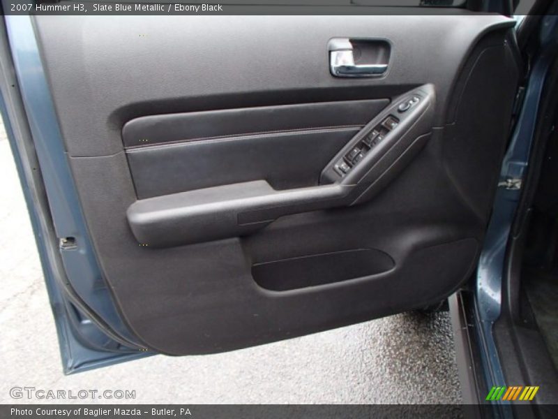 Slate Blue Metallic / Ebony Black 2007 Hummer H3