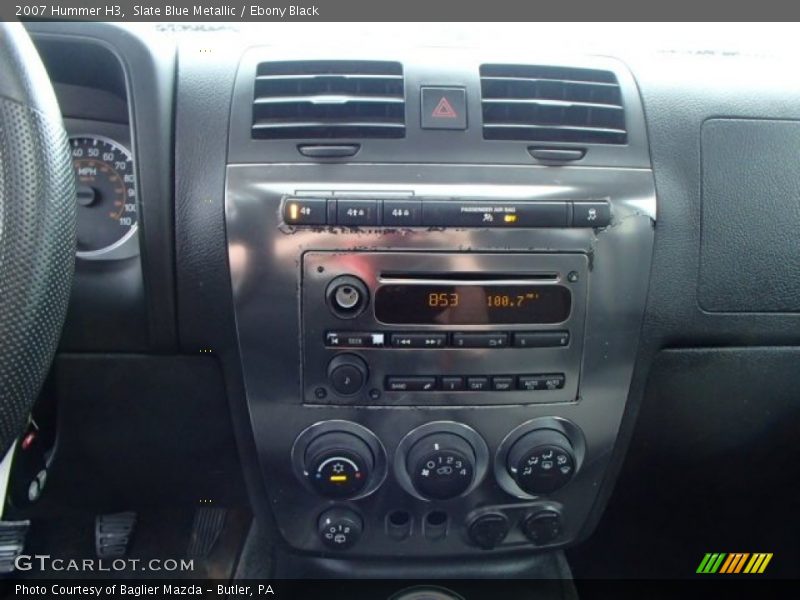 Slate Blue Metallic / Ebony Black 2007 Hummer H3
