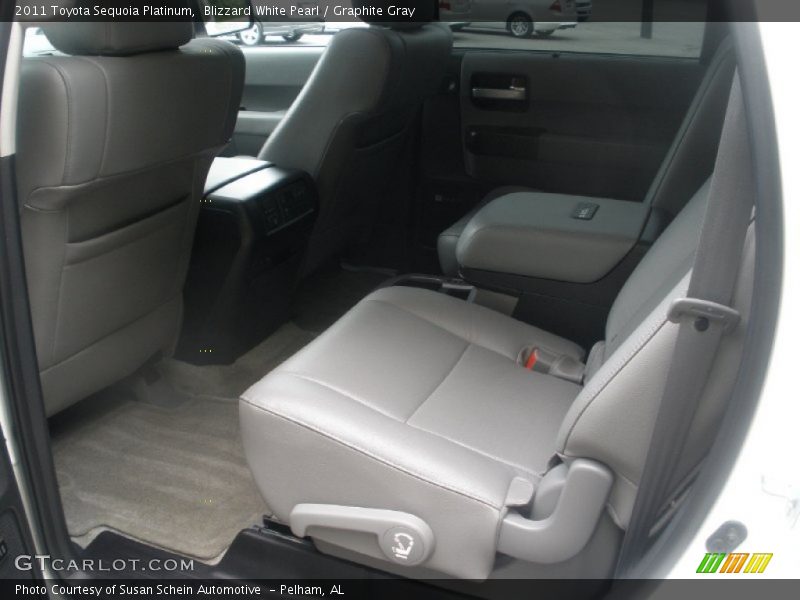Blizzard White Pearl / Graphite Gray 2011 Toyota Sequoia Platinum