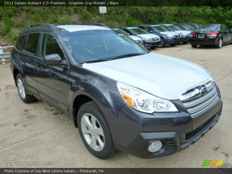 Graphite Gray Metallic / Black 2013 Subaru Outback 2.5i Premium