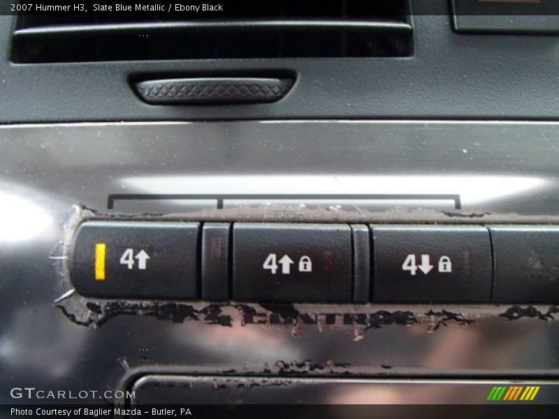 Slate Blue Metallic / Ebony Black 2007 Hummer H3
