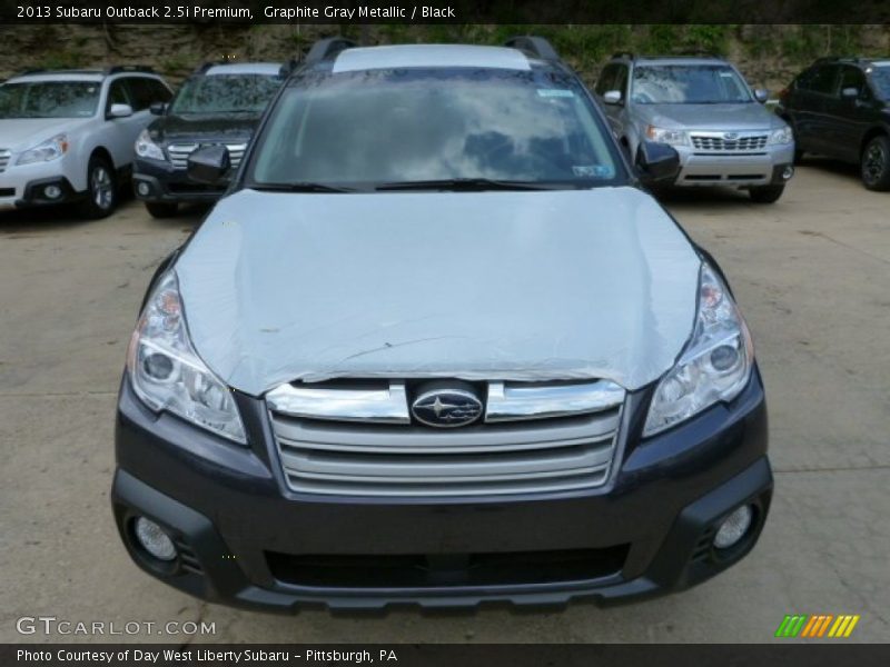 Graphite Gray Metallic / Black 2013 Subaru Outback 2.5i Premium