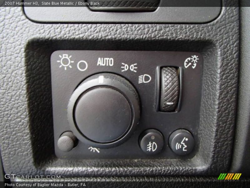 Slate Blue Metallic / Ebony Black 2007 Hummer H3