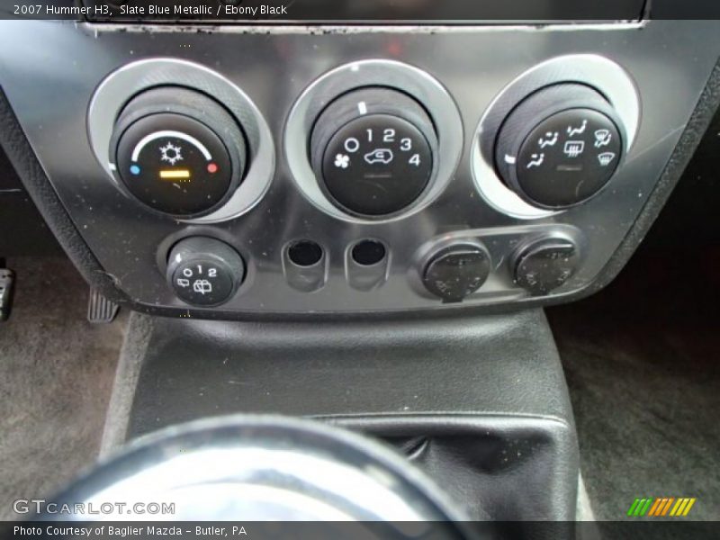Slate Blue Metallic / Ebony Black 2007 Hummer H3