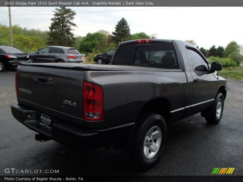 Graphite Metallic / Dark Slate Gray 2002 Dodge Ram 1500 Sport Regular Cab 4x4
