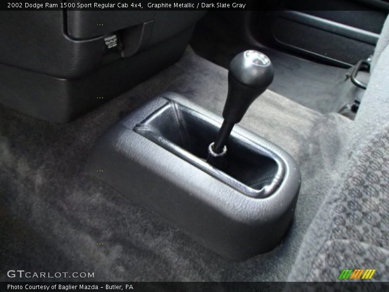 Graphite Metallic / Dark Slate Gray 2002 Dodge Ram 1500 Sport Regular Cab 4x4