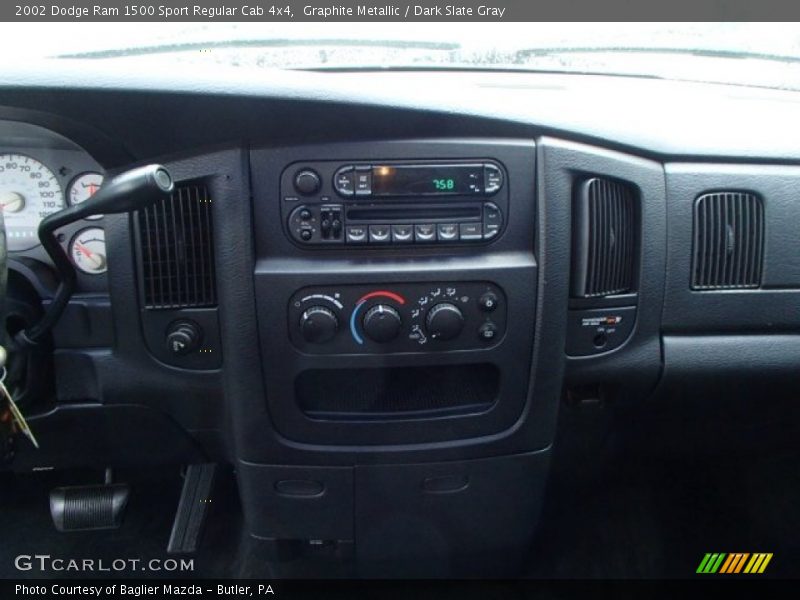 Graphite Metallic / Dark Slate Gray 2002 Dodge Ram 1500 Sport Regular Cab 4x4