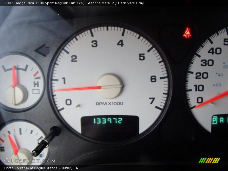 Graphite Metallic / Dark Slate Gray 2002 Dodge Ram 1500 Sport Regular Cab 4x4