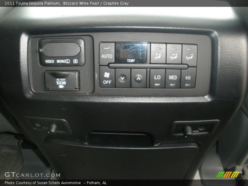 Blizzard White Pearl / Graphite Gray 2011 Toyota Sequoia Platinum