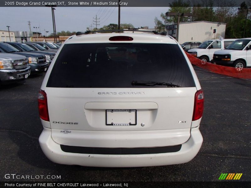 Stone White / Medium Slate Gray 2005 Dodge Grand Caravan SXT