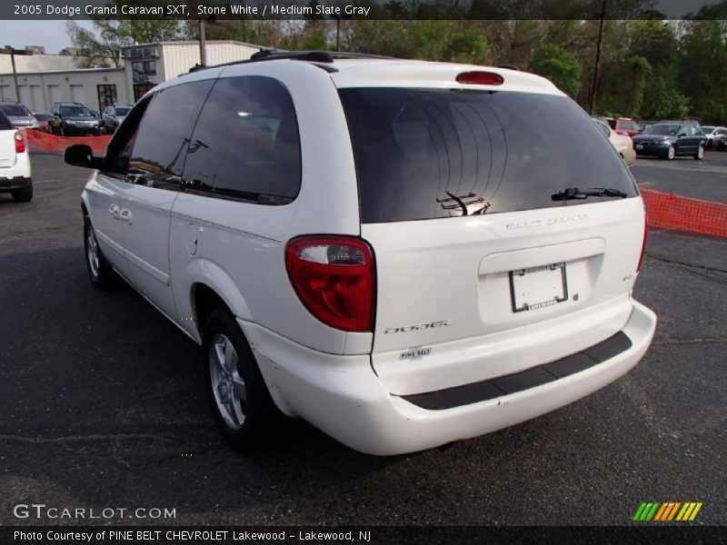 Stone White / Medium Slate Gray 2005 Dodge Grand Caravan SXT