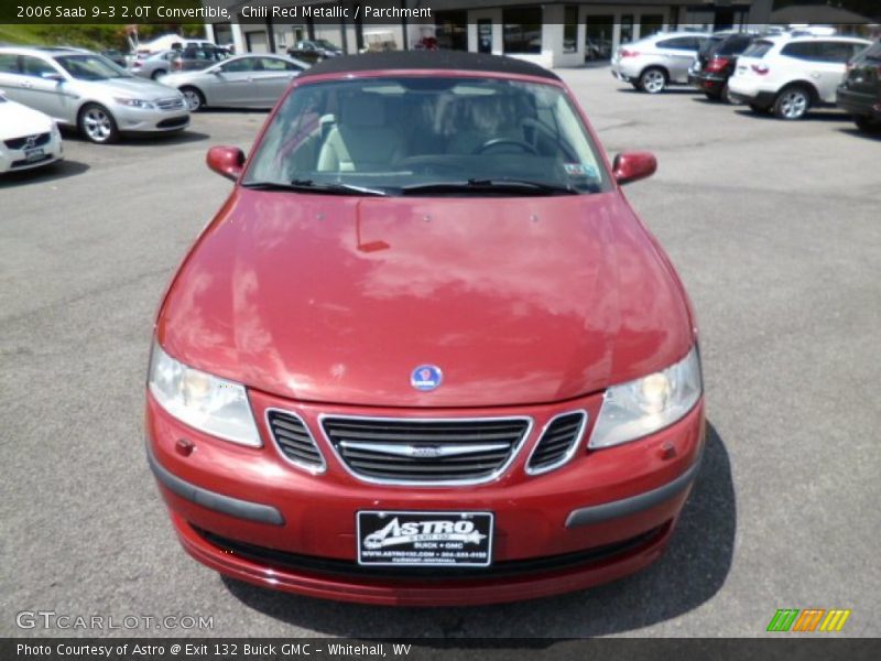 Chili Red Metallic / Parchment 2006 Saab 9-3 2.0T Convertible