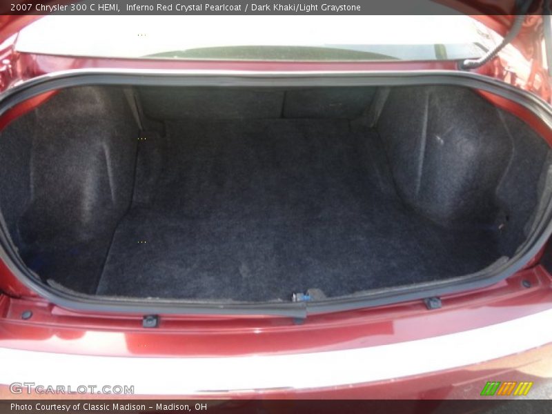 Inferno Red Crystal Pearlcoat / Dark Khaki/Light Graystone 2007 Chrysler 300 C HEMI