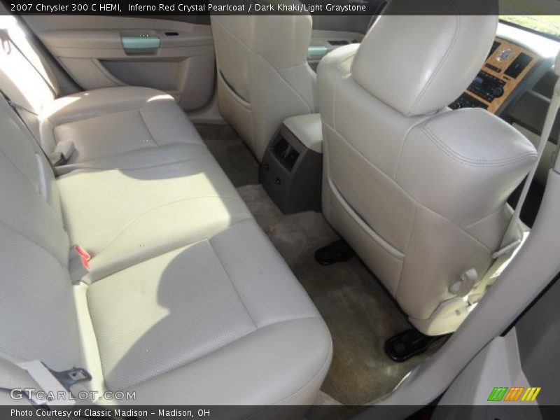 Inferno Red Crystal Pearlcoat / Dark Khaki/Light Graystone 2007 Chrysler 300 C HEMI