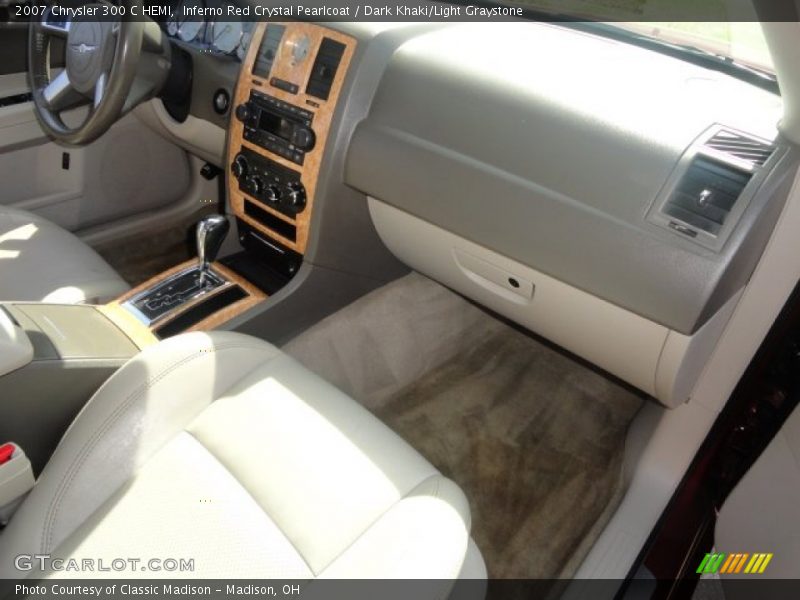 Inferno Red Crystal Pearlcoat / Dark Khaki/Light Graystone 2007 Chrysler 300 C HEMI