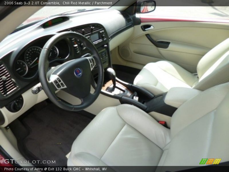 Chili Red Metallic / Parchment 2006 Saab 9-3 2.0T Convertible