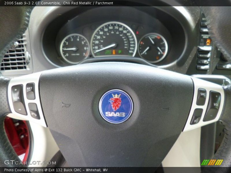 Chili Red Metallic / Parchment 2006 Saab 9-3 2.0T Convertible