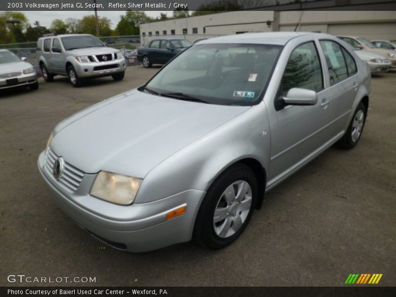 Reflex Silver Metallic / Grey 2003 Volkswagen Jetta GL Sedan