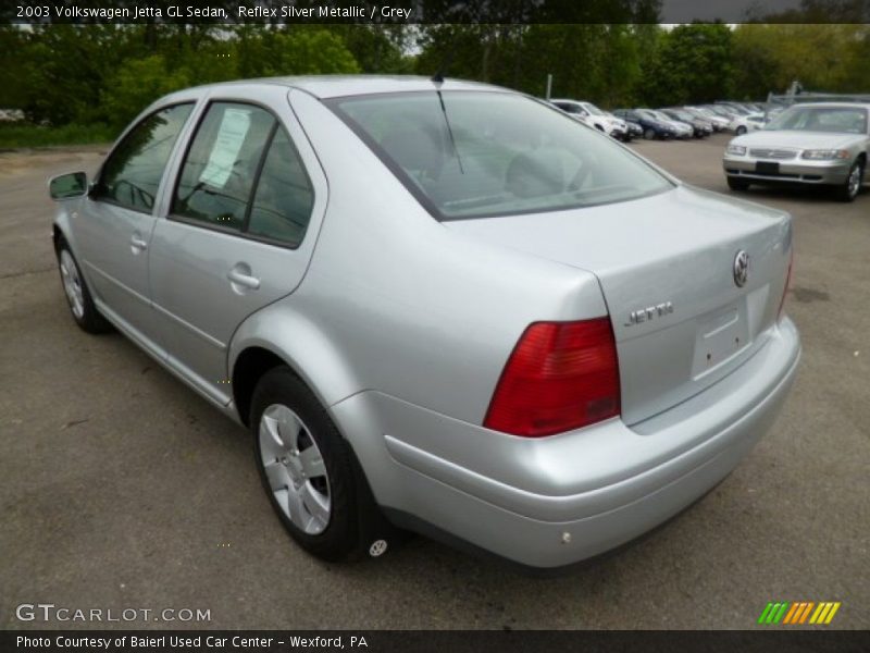 Reflex Silver Metallic / Grey 2003 Volkswagen Jetta GL Sedan