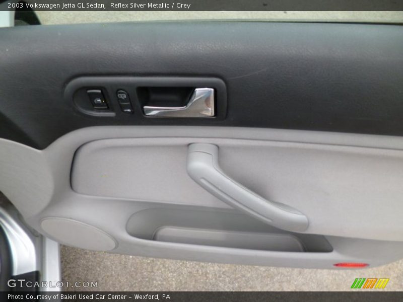 Reflex Silver Metallic / Grey 2003 Volkswagen Jetta GL Sedan