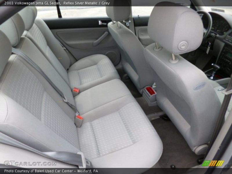 Reflex Silver Metallic / Grey 2003 Volkswagen Jetta GL Sedan