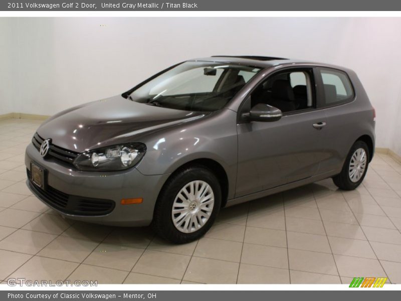 United Gray Metallic / Titan Black 2011 Volkswagen Golf 2 Door