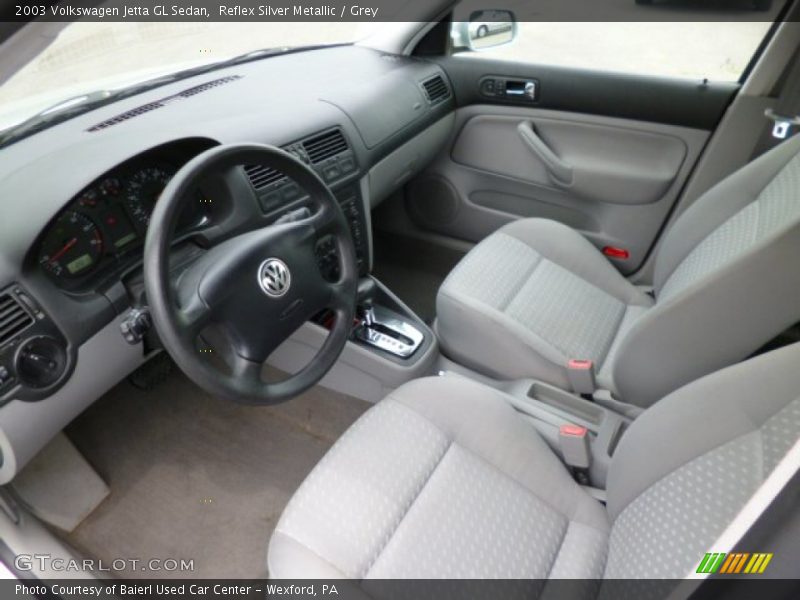 Grey Interior - 2003 Jetta GL Sedan 