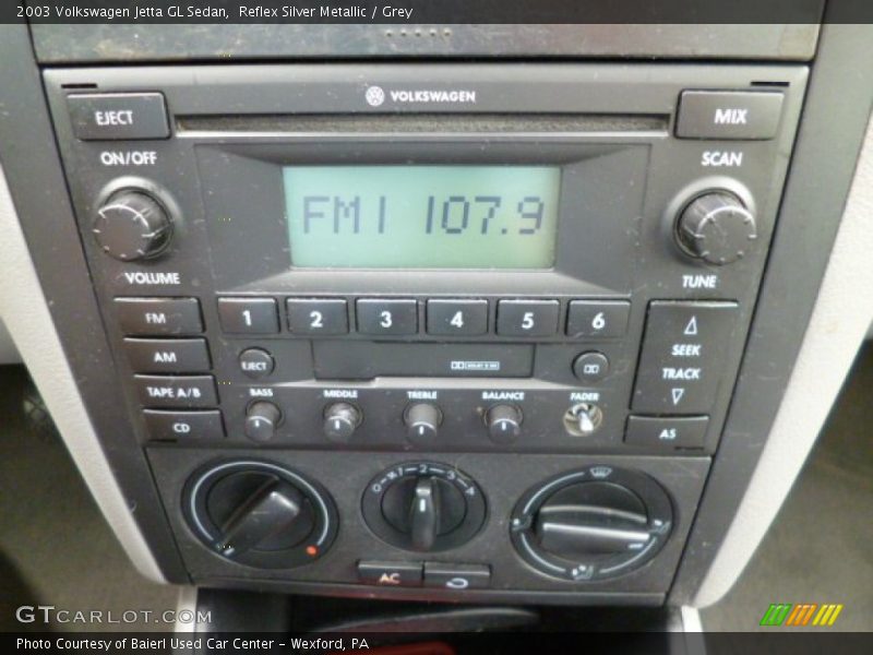 Reflex Silver Metallic / Grey 2003 Volkswagen Jetta GL Sedan