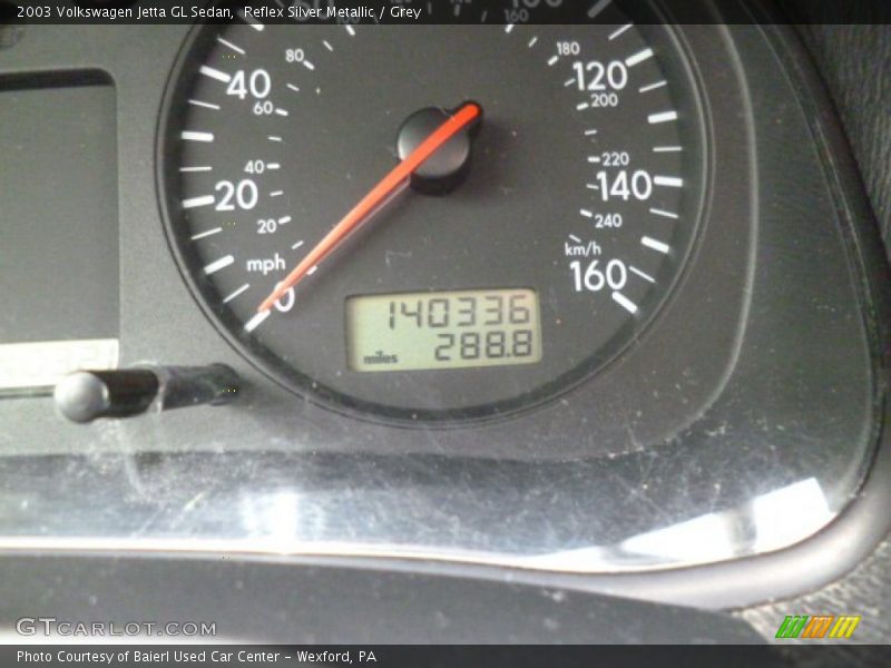 Reflex Silver Metallic / Grey 2003 Volkswagen Jetta GL Sedan