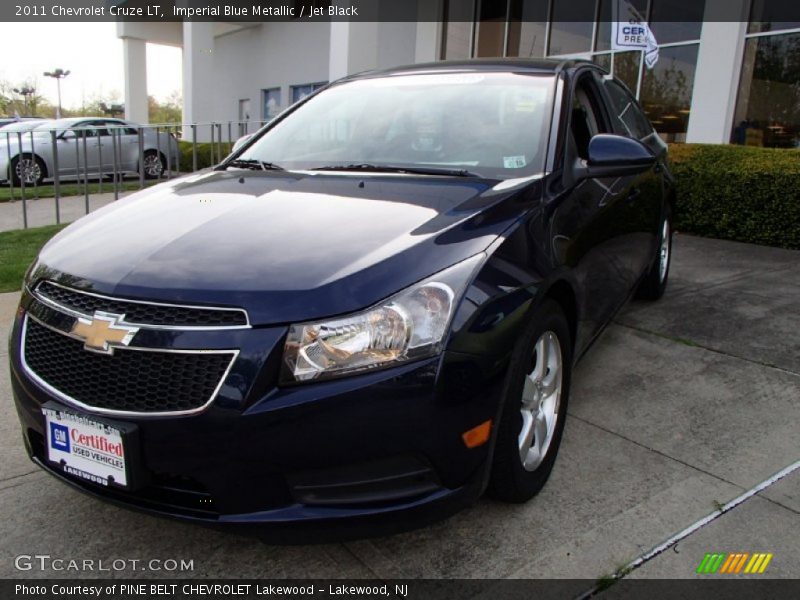 Imperial Blue Metallic / Jet Black 2011 Chevrolet Cruze LT
